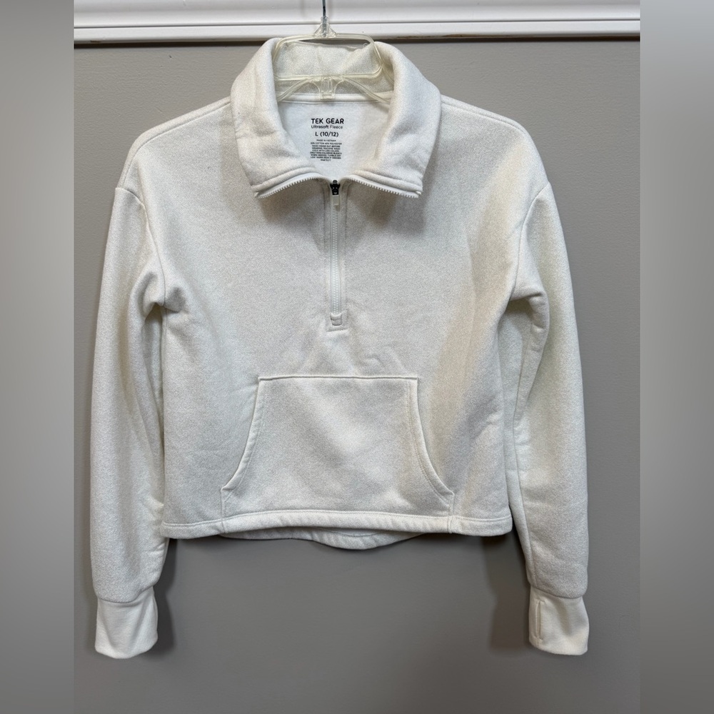 Kids Tek Gear Quarter-Zip Fleece Hoodie
